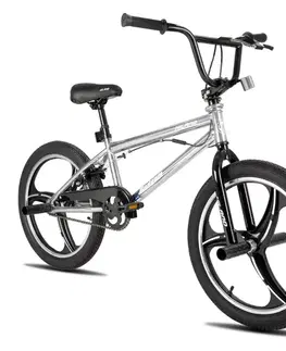 Bicykle BMX bicykel Hiland Redeem Ultimate 20" strieborná