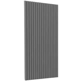 Kuchynské skrinky Čelo skrinky Luxeo F14-D45FZW ryfla dark grey