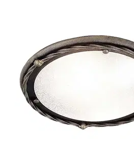 Svietidlá Elstead PB-F-B-BLK-GOLD - Stropné svietidlo PEMBROKE 1xE27/60W/230V mosadz PB-F-B-BLK-GOLD