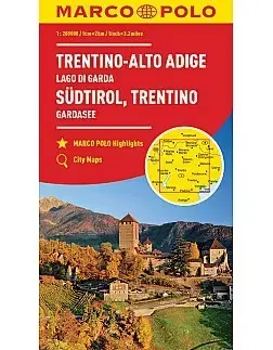 Európa Itálie, Südtirol, Trentino mapa 1:200T