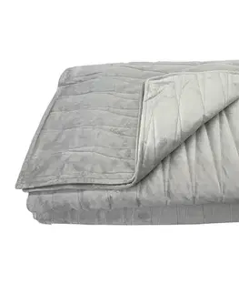 Prehozy na posteľ Prikrývka na posteľ  Lido 220x250 svetlosivá Merkury Home