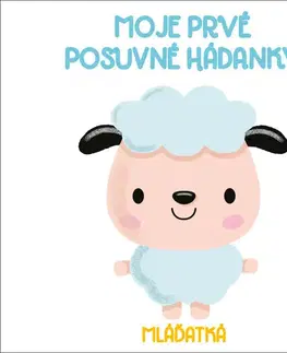 Leporelá, krabičky, puzzle knihy Moje prvé posuvné hádanky Mláďatá