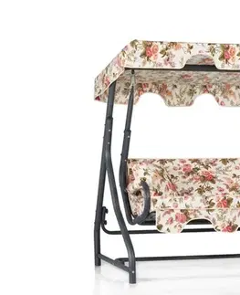 Záhradná hojdačky Garden Triple Swing Chair Ruta 10 - Multicolor