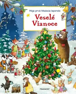 Leporelá, krabičky, puzzle knihy Veselé Vianoce - Sabine Straubová,Tatiana Ušalová