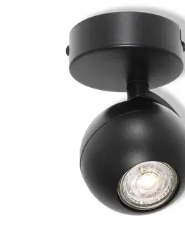 Svietidlá Osram - Bodové svietidlo SPOT SPHERAL 1xGU10/6W/230V čierne 4099854588402