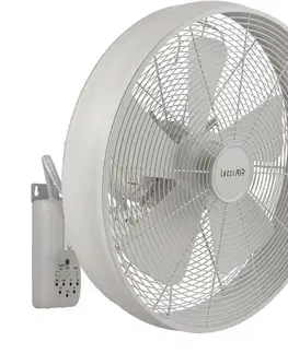 Ventilátory Lucci Air 213128EU - Nástenný látor BREEZE 55W/230V biela pr. 46 cm + DO 213128EU
