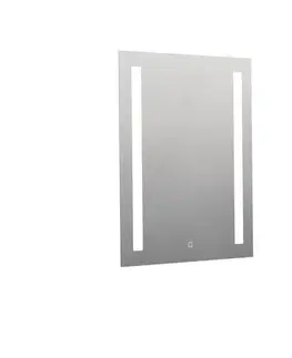 Kúpeľňové zrkadlá Naturel - Hranaté zrkadlo 60x70 cm s LED osvetlením, vykurovacia fólia, senzor s nastaviteľnou teplotou 2700-6500K, IP44 ZIL6070TLEDS ZIL6070TLEDS