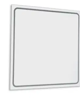 Kúpeľňové zrkadlá SAPHO - GEMINI zrkadlo s LED osvetlením 70x70cm GM070