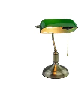 Lampy  Stolná lampa BANKER 1xE27/60W/230V 3912