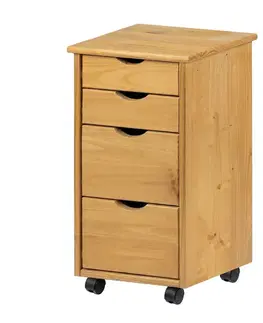 Písacie a PC stoly Kontajner 2+2 zásuvky 392V vosk