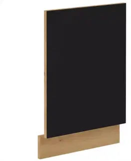 Dvierka a čelá zásuviek pre kuchynske skrinky Dvierka Modena  front zm 570x446 čierny/dub artisan