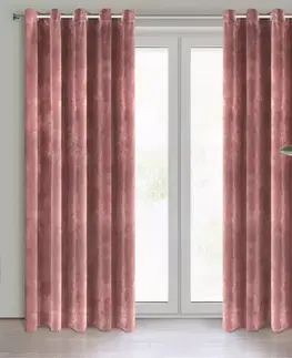 Závesy do spálne Záves VILLA 140x250 na priechodkách 10 315112 EUROFIRANY