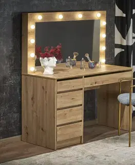 Toaletné Toaletný stolík HOLLYWOOD XL Halmar