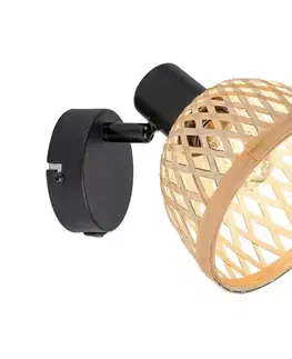 Svietidlá Rabalux 3133 - Nástenné bodové svietidlo RATTAN 1xE14/15W/230V ratan 3133