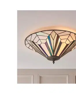 Svietidlá Endon 63935 - Stropné svietidlo Tiffany ASTORIA 2xE27/60W/230V priemer 48 cm 63935