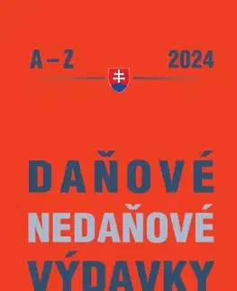 Dane, účtovníctvo Daňové a nedaňové výdavky 2024 - Ján Mintál