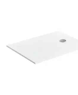 Vane OMNIRES - AQUAPURE liaty mramor - vanička protišmyková, 80 x 100 cm, biela mat AQUAPURE80-100BM