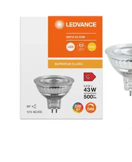 LED osvetlenie LED stmievateľná reflektorová žiarovka MR16 GU5,3/6,6W/12V 3000K 36° CRI 97 - Ledvance 4099854048159