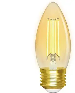 Žiarovky  B.V. LED Stmievateľná žiarovka FILAMENT C35 E27/4,5W/230V 2700-6500K Wi-Fi -  S10201BS3