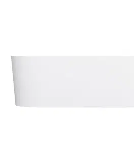 Vane OMNIRES - OVO PZ+ voľne stojaca vaňa s prepadom 160 x 75 cm, biely lesk OVO160WWZPBP