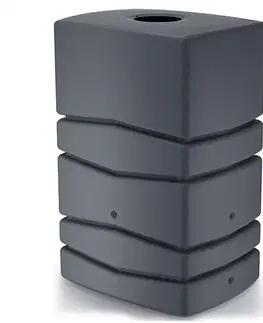 Sudy na vodu NABBI IDTC450 plastový zásobník na dažďovú vodu 450 l antracit