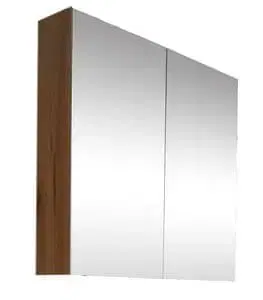 Kúpeľňový nábytok Kúpeľňová skrinka SAT B-Way 80x75x15 cm orech mat BWAY80CABN BWAY80CABN
