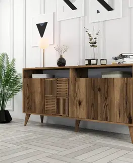 Komody Konzolový stolík Milan 160 - Walnut
