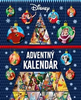 Rozprávky Disney: Adventný kalendár - 24 kúzelných vianočných knižiek - Kolektív autorov,Kolektív autorov,Kolektív autorov