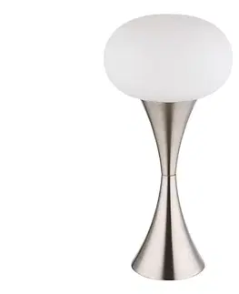 Lampy Globo 21027N - Stolná lampa LULA 1xE14/25W/230V matný chróm 21027N