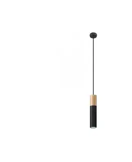 Svietidlá  SL.0632 - Luster na lanku PABLO 1xGU10/40W/230V čierna SL.0632
