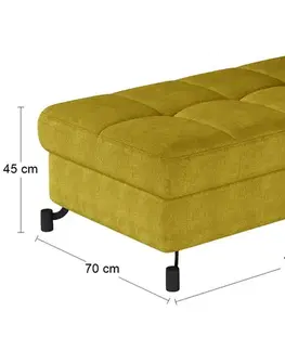 Taburetky NABBI Lante taburetka žltá