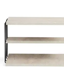 Konferenčné stolíky Odkladací stolík Lifon Black Travertine