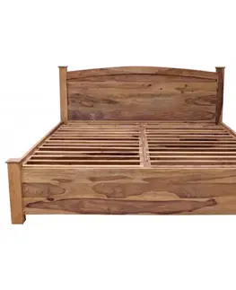 Postele Posteľ Rami s úložným priestorom 180x200 indický masív palisander