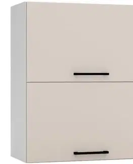 Kuchynské skrinky visiace Kuchynská skrinka Max W60grf/2 svetlobéžová