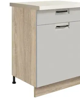 Kuchynské skrinky stojace Skrinka do kuchyne Favorit 5d Sonoma/Latte