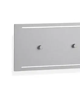 Svietidlá Telefunken 307804TF-LED Vonkajšie nástenné svietidlo 2xLED/3,5W/230V IP44 strieborná 307804TF