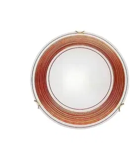 Stropná svetla Stropné svietidlo Izis plafond 30 1X60W E27 červené zlato