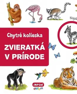 Leporelá, krabičky, puzzle knihy Chytré kolieska - zvieratká v prírode
