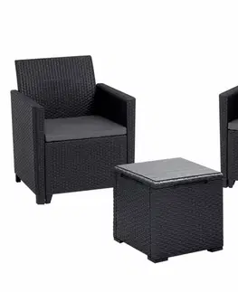 Záhradný nábytok KETER Balkónový set MARIANNE | grafit
