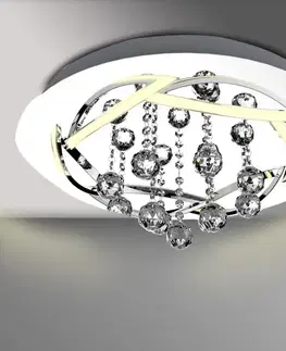 Lampy do spálne Stropné svietidlo A0016-160 Korfu 50 30 W LED chróm 4000 K