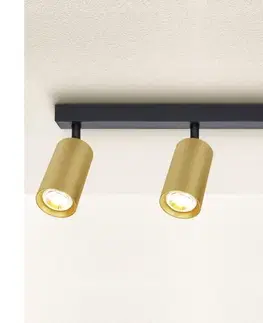 Svietidlá BRILAGI - Bodové svietidlo SELE GOLDEN 3xGU10/30W/230V čierna/zlatá WO-C5-OEM