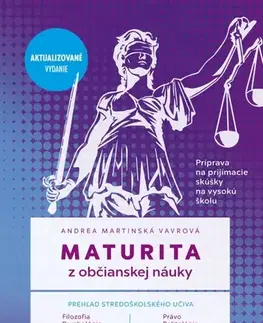 Maturity - Ostatné Maturita z občianskej náuky. Príprava na prijímacie skúšky na vysokú školu - Vavrová Andrea Martinská