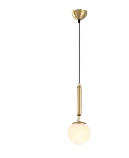 Svietidlá Závesný luster King - 11452, zlatá