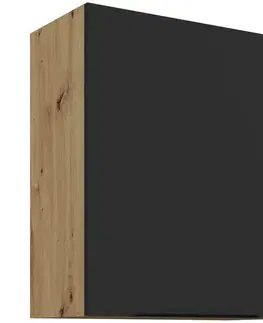 Kuchynské skrinky visiace Kuchynská skrinka Aria-Bl/Ar Anti Fingerprint 60g-72 1f