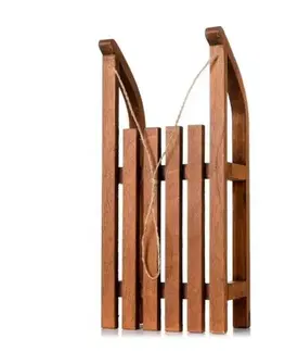 Vianočné dekorácie Kinekus Dekorácia sánky 17,5x10x38cm drevo