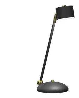 Lampy  Stolná lampa ARENA 1xGX53/11W/230V čierna/zlatá MLP7764