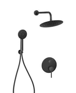 Kúpeľňové batérie INVENA - Podomietkový set 2-cestná nástenná batéria DAFNI , round, number 14 BS-88-014-A