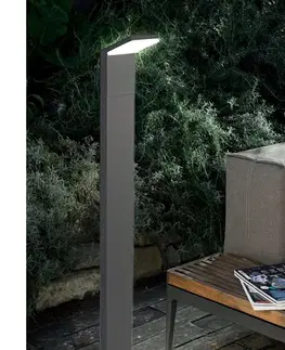 Záhradné lampy Ideal Lux - LED Vonkajšia lampa STYLE LED/8,5W/230V 4000K 100 cm CRI 90 IP54 antr 209906