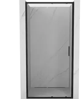 Sprchovacie kúty MEXEN - Exo posuvné sprchové dvere 90, transparent, čierna 8151-090-000-70-00