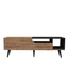 TV stolíky TV stolík Alba - Atlantic Pine, Anthracite